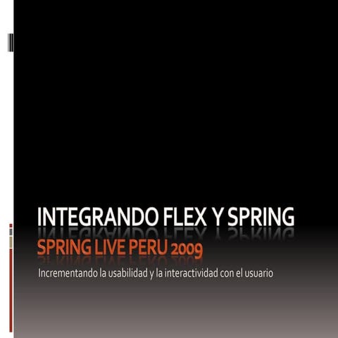 Integrando Flex  Y Spring