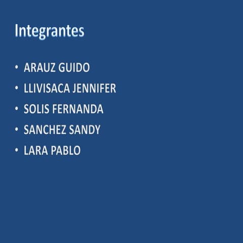 Integrantes