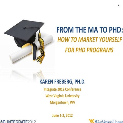 Integrate 2012 presentation (freberg)
