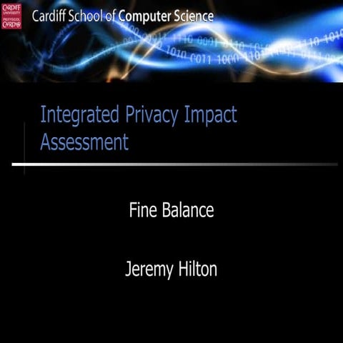 Integrated Privacy Impact Assessment | PPT