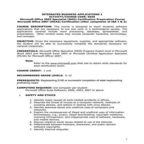 Integrated Bus Apps1 Stds20081