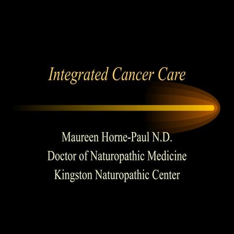 Integrated Cancer Care