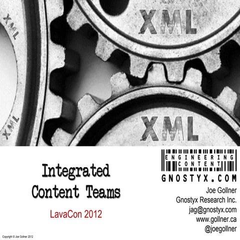 Integrated Content Teams (Gnostyx)