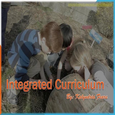 Integrated Curriculum/Program Multimedia Presentation 