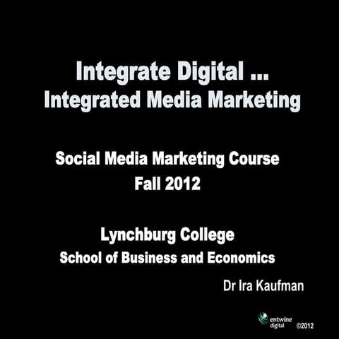 Integrated Digital Marketing    
