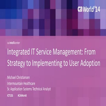 Iscope Digital : Integrated IT Service Management