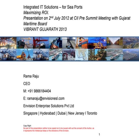 How to Select a Solution for Sea Port or Terminal Automation