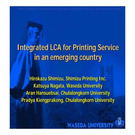 Integrated LCA for Printing Service in an emerging country final