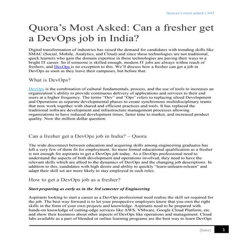 Integrated learning program | Technical Skills