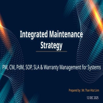 Integrated Maintenance adfagagdagdga.pptx