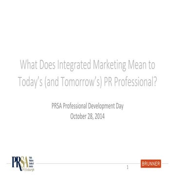 What Does Integrated Marketing Mean to Today’s (and Tomorrow’s) PR Professional?