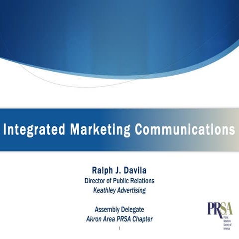 Integrated Marketing Comm Presentation (1132009)