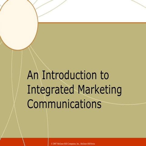 Integrated Marketing Communications