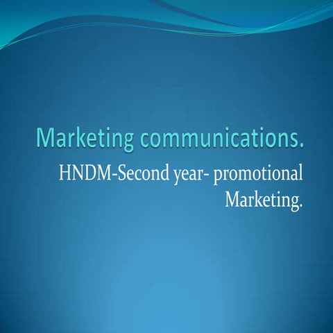 Integrated marketing communications