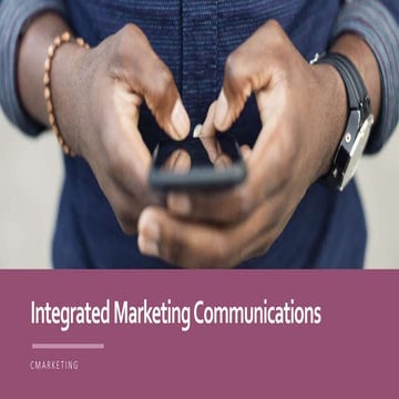 Integrated marketing communications