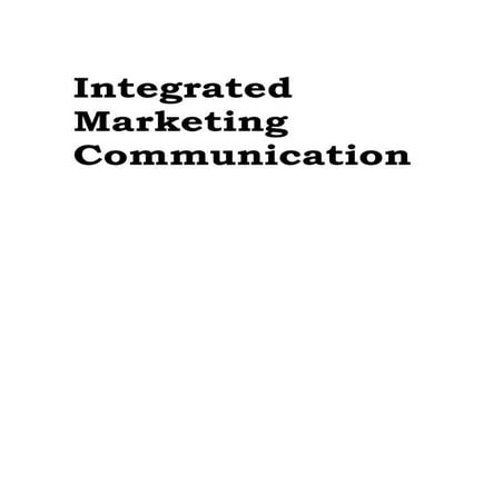Integrated marketing communications