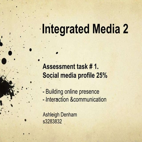 IM2 Assess #1 Presentation