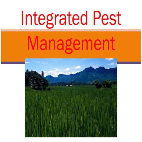 Integrated pest and disease management (ipdm) | PPTX