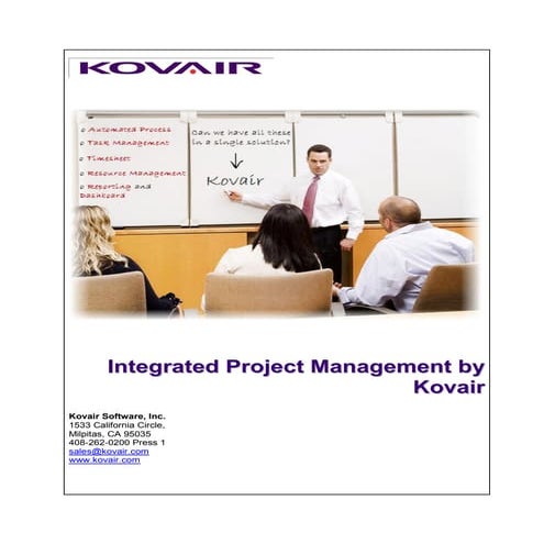 Integrated project management by kovair