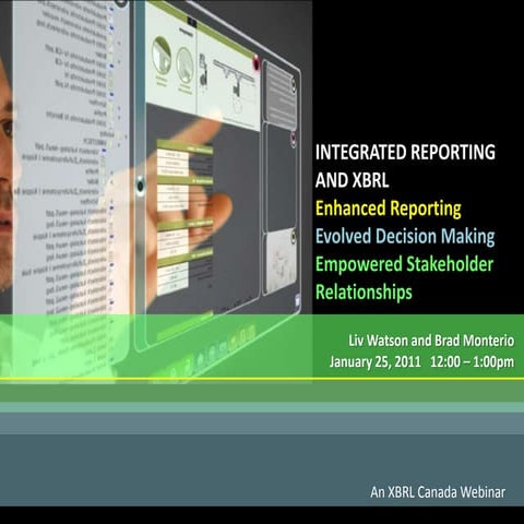 Integrated reporting and xbrl