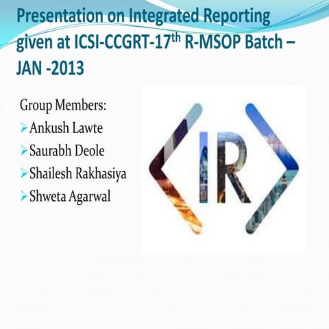 Integrated Reporting