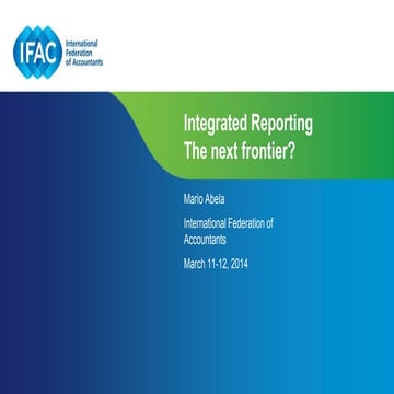 Integrated Reporting The Next Frontier?