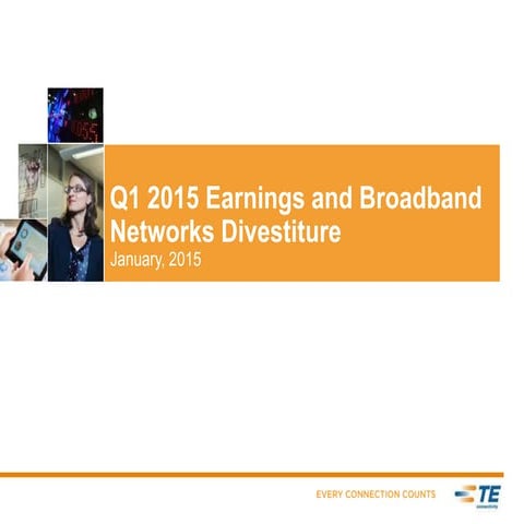 TE Connectivity Q1 2015 Presentation