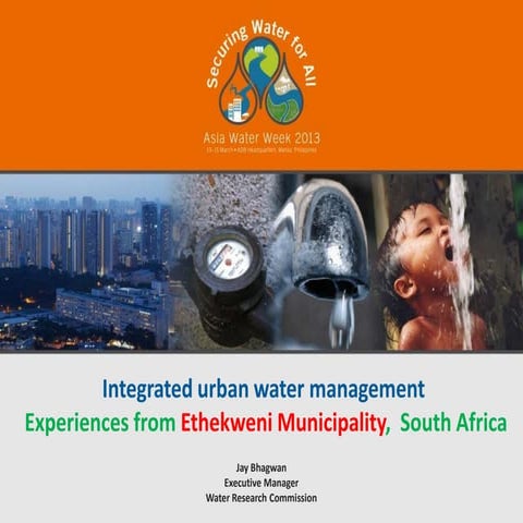 Integrated urban water management   experiences from ethekweni municipality s...