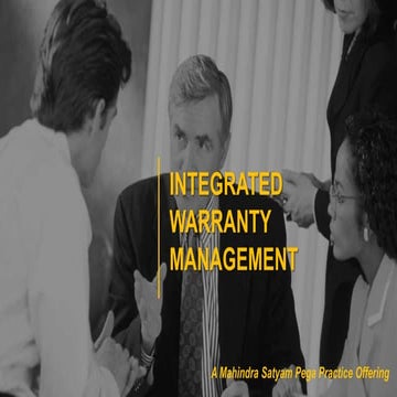Integrated warranty management