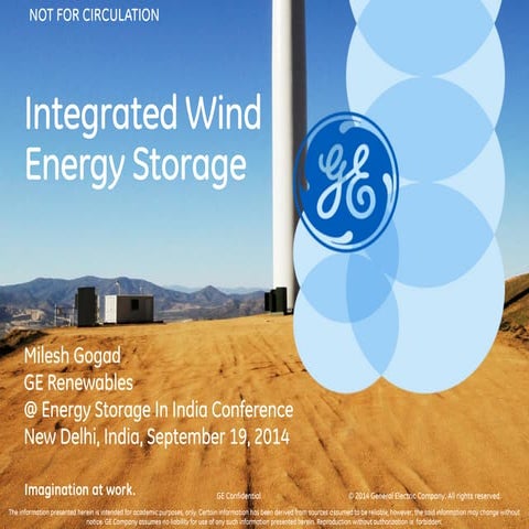 Integrated Wind Energy Storage