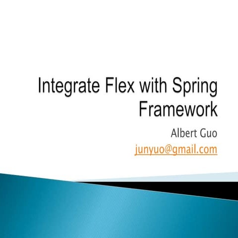 Integrate Flex With Spring Framework
