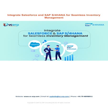 Integrate Salesforce and SAP S/4HANA for Seamless Inventory Management
