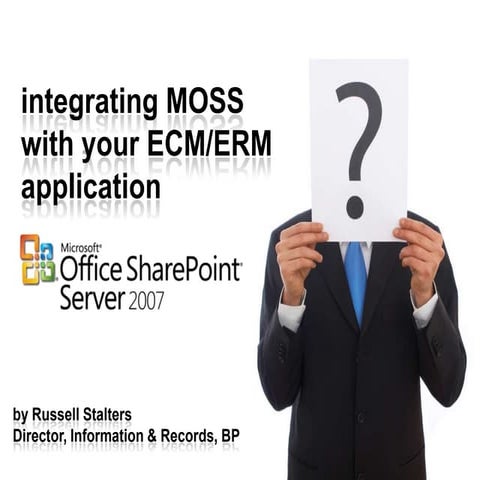 Integrating Share Point With Your Ecm Erm Application