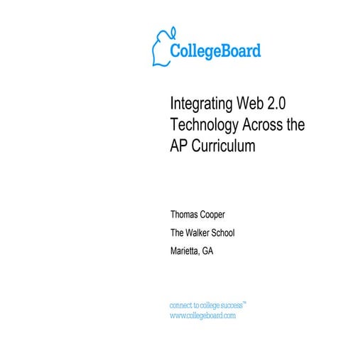 Integrating Technology Across the Curriculum