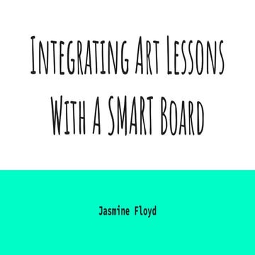 Integrating art lessons with a smart board | PDF