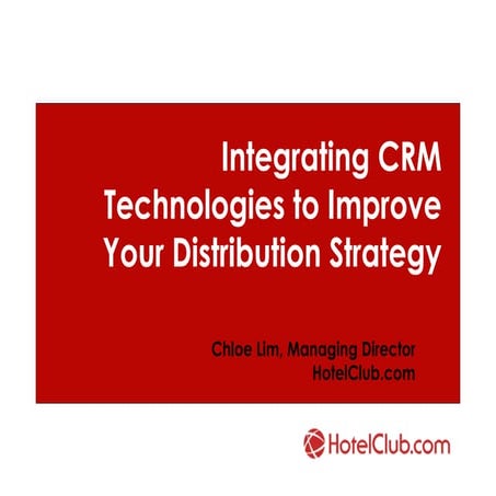 Integrating CRM Technologies To Improve Your Distribution Strategy