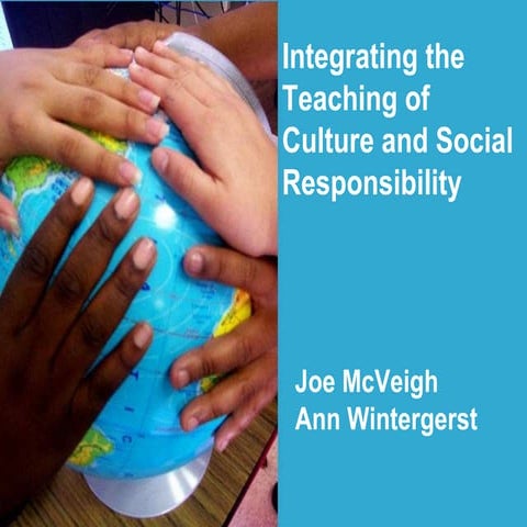 Integrating culture and social responsibility tesol 11
