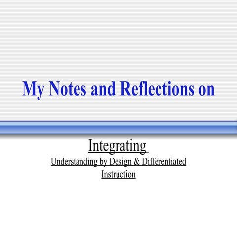 Integrating Differentiate2