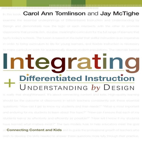 Integrating diffrentiated instruction