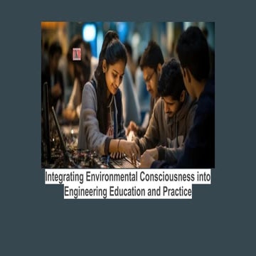 Integrating Environmental Consciousness into Engineering Education and Practice.
