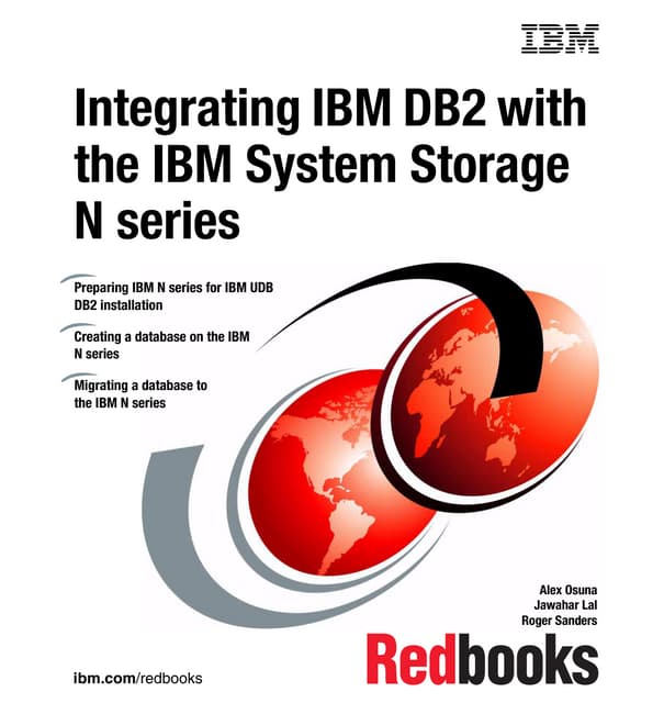 Integrating ibm db2 with the ibm system storage n series sg247329