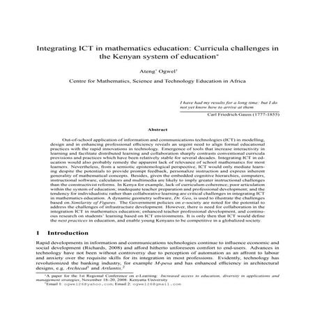 Integrating ict in_education