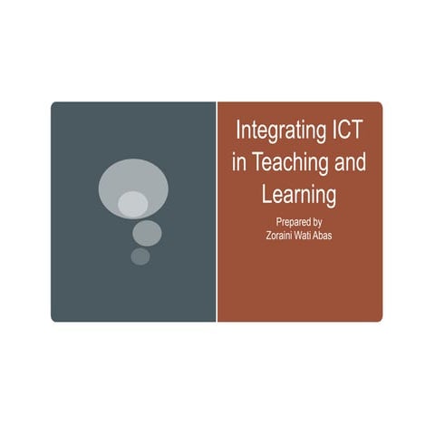 Integrating ict in t&l