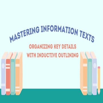 Integrating Information from Many Texts Research English Presentation ...