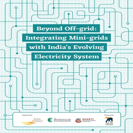 Integrating mini grids with india's evolving electricity system may 2017