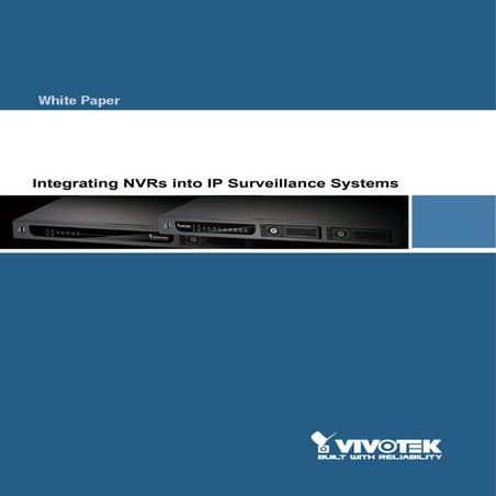 Know the Details of the Network Video Recorder | PDF