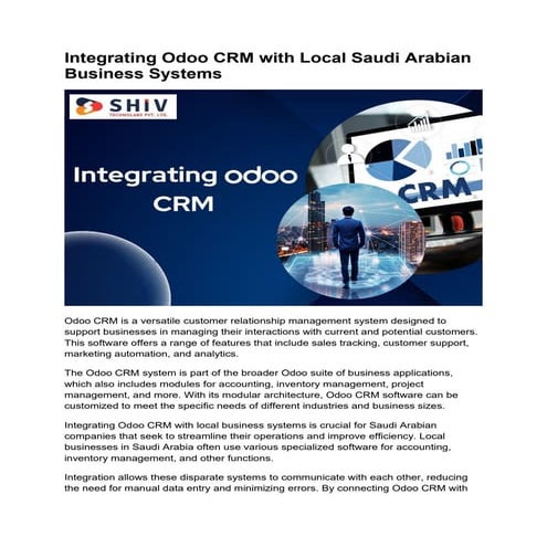 Odoo CRM Integration with Existing Systems: A Complete Guide for ...