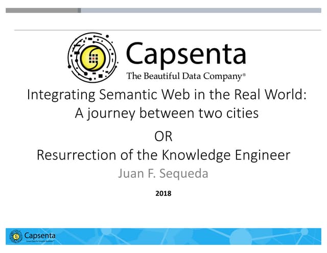 Integrating Semantic Web with the Real World  - A Journey between Two Cities ...