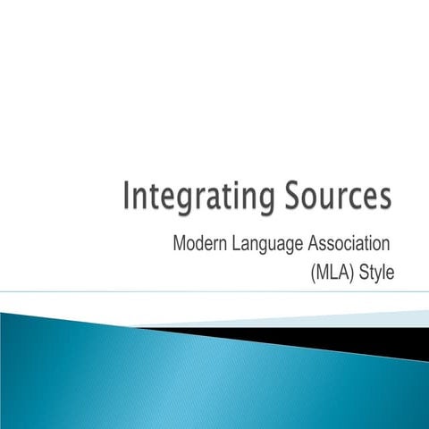 Integrating sources | PPT