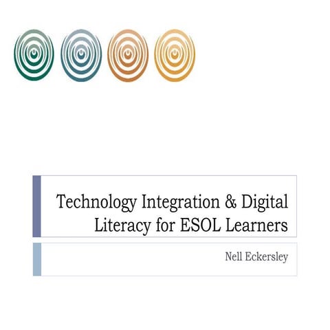 Integrating technologies and digital literacy in ESOL